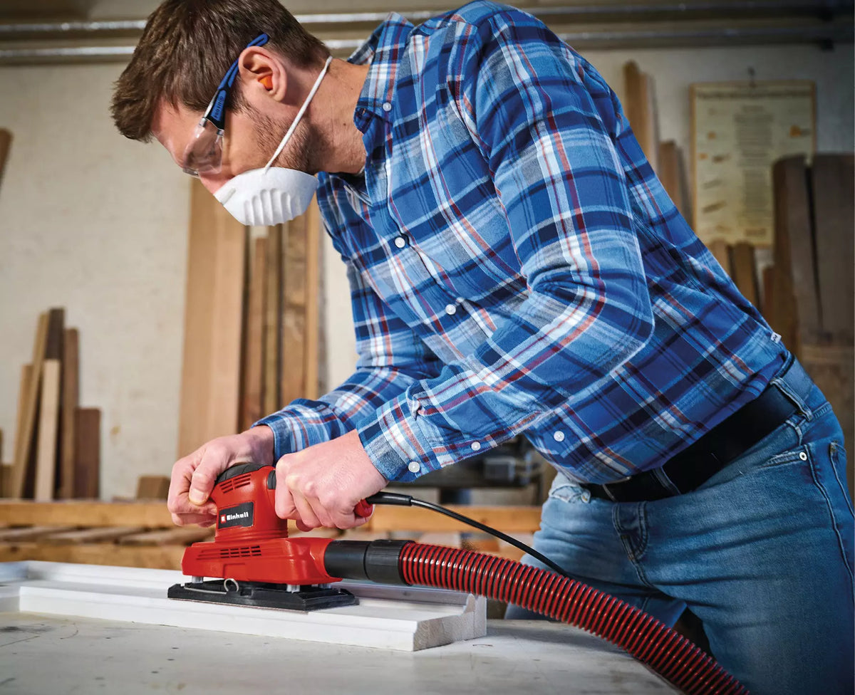 Einhell - TC-OS 1520 Orbital Sander | 150W | Hook-and-loop Fastener | 3 Sanding Sheets 