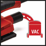 Einhell - TC-OS 1520 Orbital Sander | 150W | Hook-and-loop Fastener | 3 Sanding Sheets 