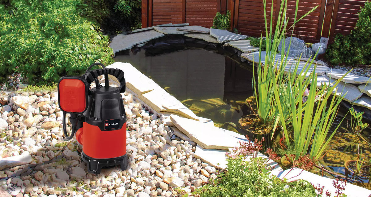 EINHELL - Elettropompa Drenaggio Acque Sporche GC-DP 3325 4181530 | 330W | 9500 L/h | Prevalenza 6m | Corpi Estranei Ø25mm
