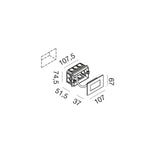 GEALUCE - Segnapassi da Incasso GES2130 | 3W CCT 3000K/4000K/5000K | 250lm | IP54 | Bianco/Antracite/Marrone