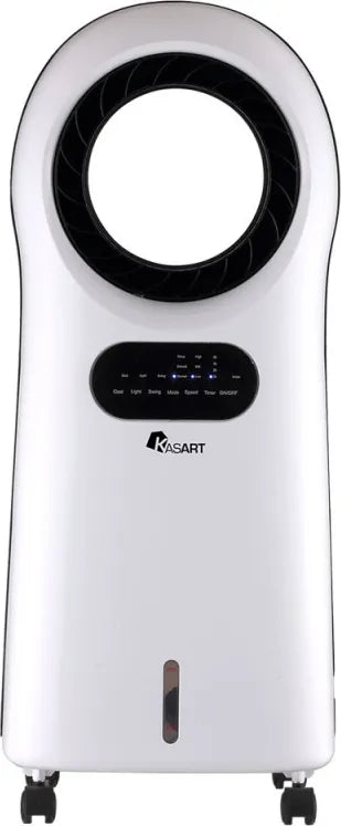 KASART - Raffrescatore Umidificatore Evaporativo Portatile DRAF287DLR | Ionizzatore | Telecomando | Timer 8h | 4 in 1