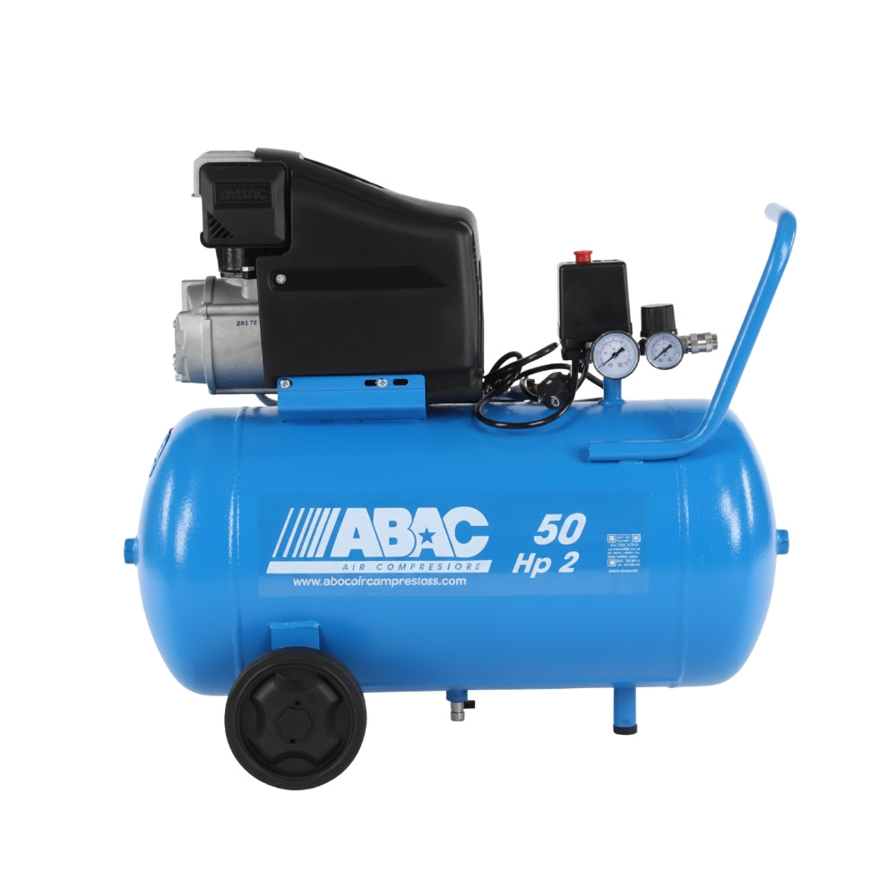 Kit Abac Compressore Aria Montecarlo L20 50 Litri + Accessori [BUNDLE]