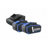 Kit HYUNDAI Decespugliatore a Batteria + 2 Batterie 4.0Ah e Caricabatterie [BUNDLE]
