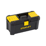 STANLEY STST1-75517 Essential - Cassetta aperta in uso su tavolo con materiale artistico e pennelli