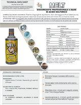 Faren MELT Disgorgante professionale a base di acido solforico 750ml