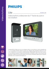 Philips Kit Videocitofono monofamiliare widescreen da 7” WelcomeEye Lite