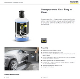 3-in-1 car and motorcycle cleaning shampoo for pressure washers - KARCHER