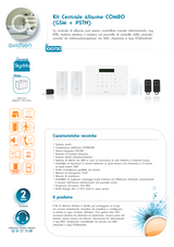 Kit alarme centrale sans fil COMBO (GSM + PSTN) AVIDSEN