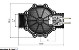 RPE - Elettrovalvola per Irrigazione con Regolatore di Flusso NC | Terza Serie | 3/4'' e 1'' F/F | 24V AC | Giardino e Impianti Professionali