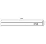 ALCAPOWER - Plafoniera LED T5 Sottopensili 90cm 929815 | 12W | 1000lm | 4000K | IP20