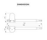Key Automation Kit automazione per cancelli a 2 battenti 24V 900KSTAR3324ES