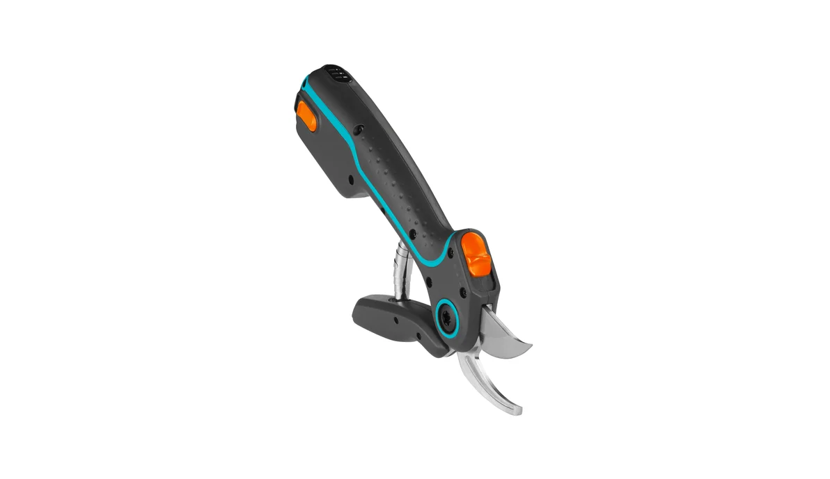 GARDENA - Cesoia a Batteria AssistCut | 3,7V 2Ah | Taglio 25mm | Sensore Intelligente | Lame Bypass