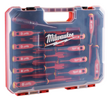 MILWAUKEE - Set 12 Giraviti Isolati VDE 1000V Tri-Lobe | SL/PH/PZ/TX + Cercafase | Testati 10.000V