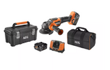 AEG Brushless Angle Grinder 18V, 2x5.0Ah - BEWS 18-115BLPX2-502TB
