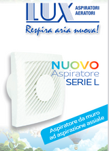Aspiratore da parete ad aspirazione assiale Serie L - LUX