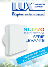 LEVANTE - LUX Series Axial Suction Wall-Mounted Extractor Fan
