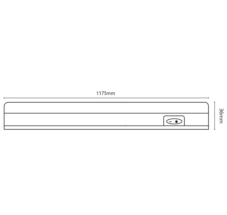 T5 LED ceiling light 120cm 18W 1420lm 4000K