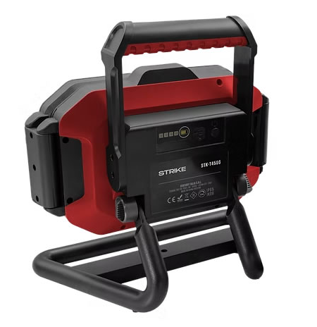 CENTURY - Proiettore Portatile LED Strike Model T | 30W-50W | IP65 | IK06 | 4000K | Li-Ion | USB-C