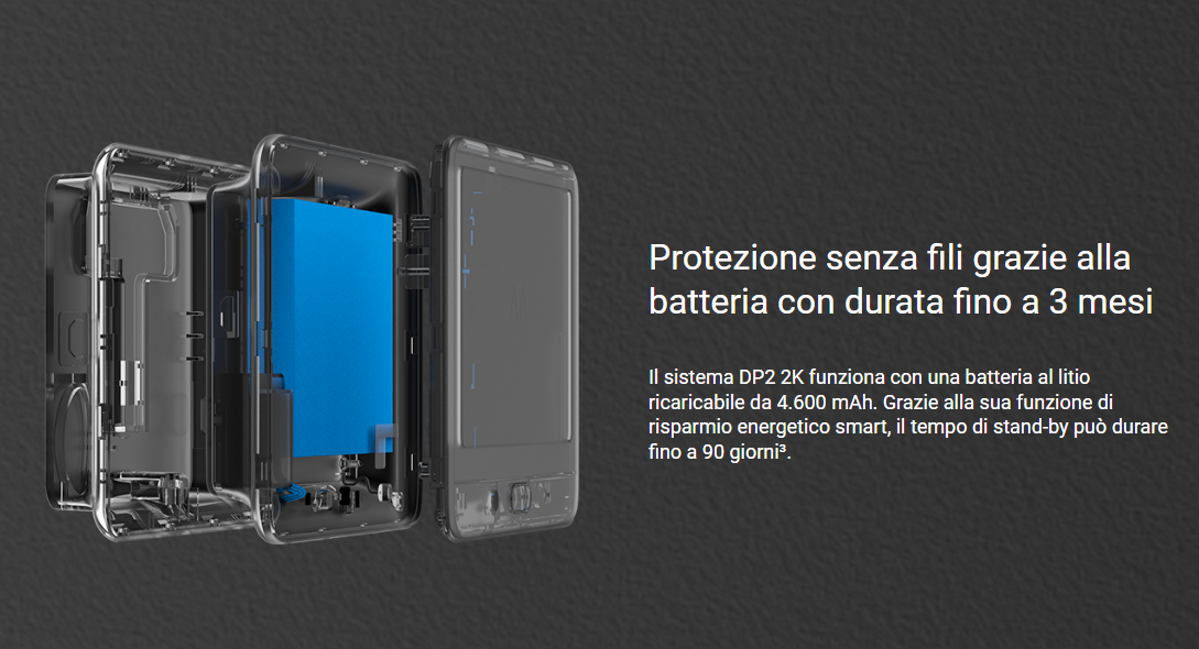 EZVIZ - Campanello Smart con Spioncino DP2 2K | Controllo da App | Video 2K | Senza Fili