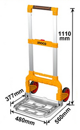 INGCO – 130kg Folding Hand Truck – HHWB61201
