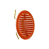 Grille d'aération universelle avec ressorts en aluminium finition cuivre 80/125mm