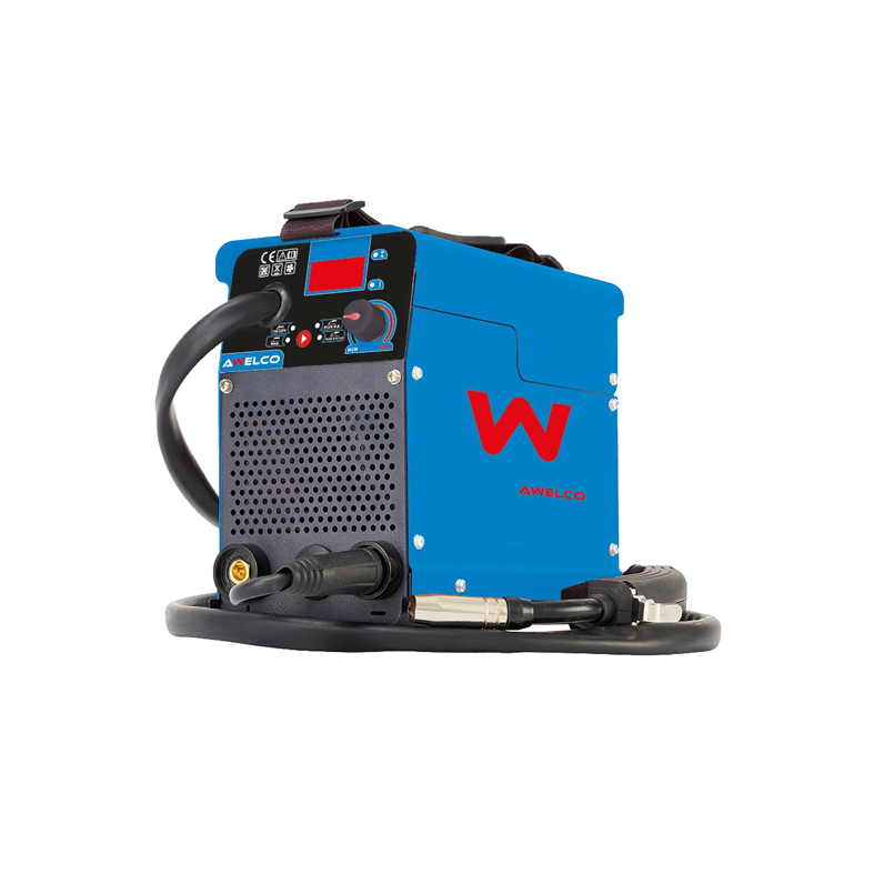 AWELCO - Saldatrice Multiprocesso COMPACT 163 IN 1 | 100A | MIG Filo Senza Gas + MMA + TIGLIFT | Doppio Display | Anti-Stick | Hot-Start