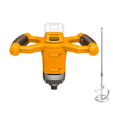 INGCO - Miscelatore per Malte a Batteria 20V MXLI2001 | Solo Corpo | 0-650 rpm | Frusta M14 | Piattaforma P20S