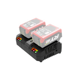 CASTELLARI - Caricabatterie Rapido Doppio RY04B | 220V | 4,0Ah | 2 Batterie Simultanee | RY01B RY02B