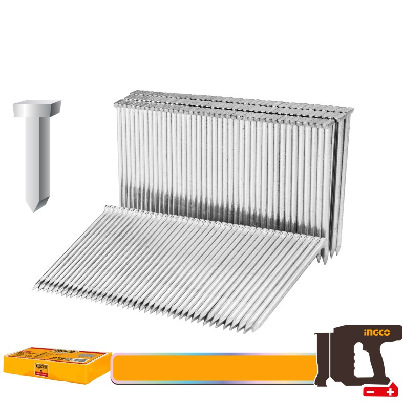 INGCO - Chiodi per Calcestruzzo ANA12018 | 18mm | Testa 6,4x2,2mm | 1200 pz | Per CSTLI3805