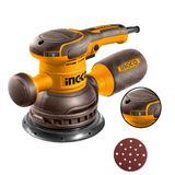 INGCO - Levigatrice Rotorbitale 450W RS4516 | 150mm | Velocità Variabile | 6000-12000 rpm