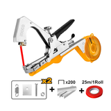 INGCO - Pinza Legatrice a Nastro per Piante HPTM1258 | 31,75 cm | Nastro 11 mm x 25 m | 200 Graffette