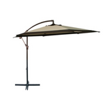 Parasol de jardin rond en aluminium latéral 300 cm