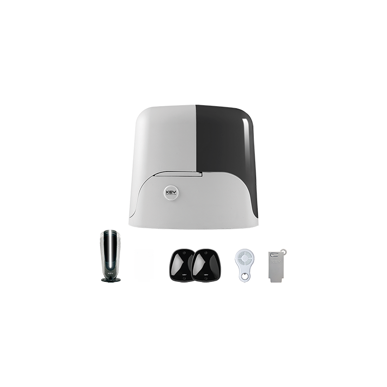 KEY AUTOMATION - Kit Automazione Wi-Fi Cancello Scorrevole 500Kg 24V KSUN5024EK | NLS | ECLIPSE | KUBE