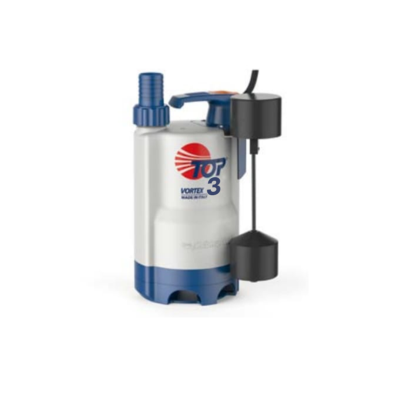 Pedrollo 0.75HP TOP3 VORTEX / GM Submersible Waste Water Pump