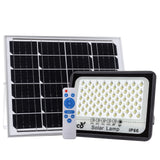 100W Solar LED Floodlight with Twilight Sensor and Remote Control
