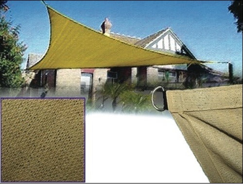 Voile d'ombrage GDLC Amalfi 300x300x300 couleur Écru