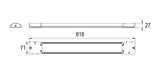 Reer Plafoniera LED Ultra‑Slim con CCT Selezionabile 3000K / 4000K / 6500K