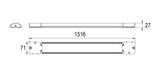 Reer Plafoniera LED Ultra‑Slim con CCT Selezionabile 3000K / 4000K / 6500K