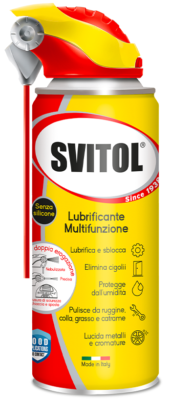 SVITOL - Lubrificante Multifunzione Spray 400ml | 5 Funzioni | Valvola 360° | Made in Italy