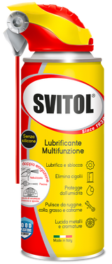 SVITOL - Lubrificante Multifunzione Spray 400ml | 5 Funzioni | Valvola 360° | Made in Italy