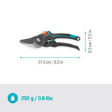 GARDENA - Forbici da Potatura PremiumCut Pro 12251-20 | Bypass Ø 24mm | ErgoTec+ | PowerCoating | Prodotte in Germania | Garanzia 25 Anni