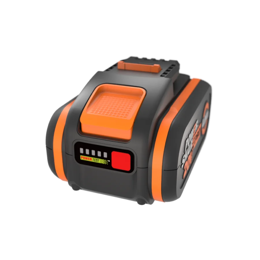 WORX Batteria Pro ad alta capacità da 20V 4,0 Ah con indicatore