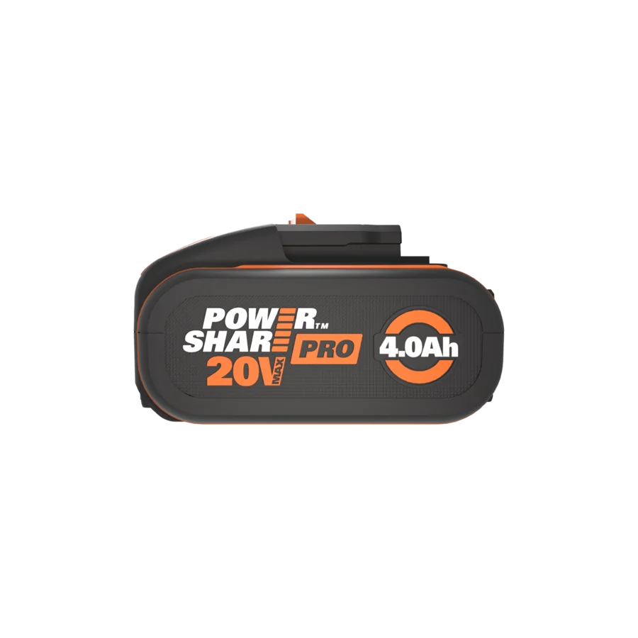 WORX Batteria Pro ad alta capacità da 20V 4,0 Ah con indicatore