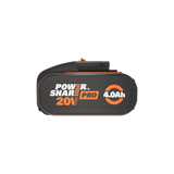 WORX Batteria Pro ad alta capacità da 20V 4,0 Ah con indicatore