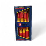 FUMASI - Set 6 Giraviti Isolati 1000V 094060 | IEC 60900 | 3 Taglio + 3 PH | Elettricisti