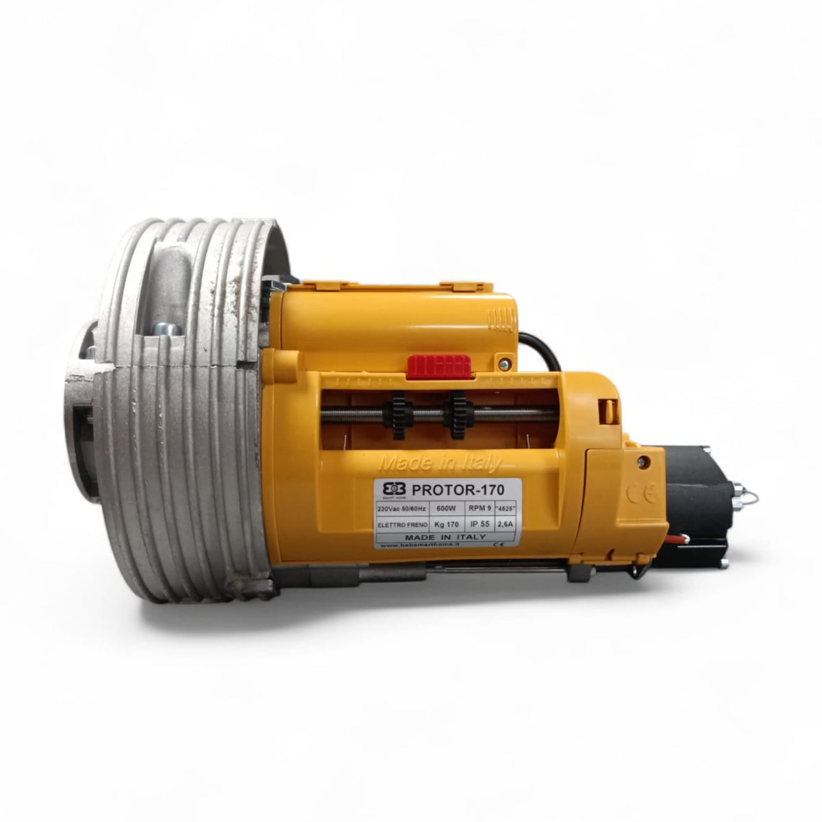 EUTECH ELECTRONICS - Motoriduttore Alzaserranda PROTOR 170F | 170 Nm | 170 kg | Elettrofreno | Albero Ø60-76 mm | 230V