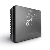 AVIDSEN - Cronotermostato Wi-Fi Filare Nero 127073 | HomeTemp | 230V | Caldaia e Pompa di Calore | Alexa Google