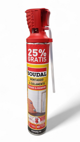SOUDAL - Schiuma Poliuretanica Genius Gun 750ml | Montaggio e Isolamento | Riutilizzabile 6 Settimane | Cod. 144576