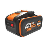 WORX Batteria Pro ad alta capacità da 20V 4,0 Ah con indicatore