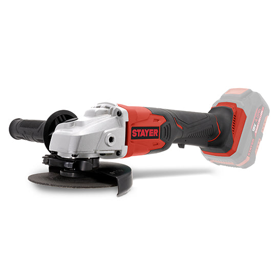 STAYER Meuleuse d'angle AGBX L2024 | Brushless 18V | Ø115mm | 2 Batteries 4Ah